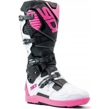 Moto obuv Boty Sidi Crossfire 3 SRS černo/bílo/pink velikost 44