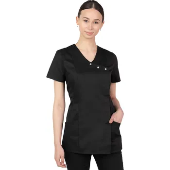 Dámské sako 36 DÁMSKÝ ZDRAVOTNICKÝ PLÁŠŤ KOSMETICKÝ FARTUCH 363B NA PATENTKY