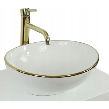 Umyvadlo Umyvadlo na desku oválné UMYVADLO bílé