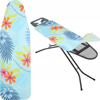 Žehlicí prkno KADAX OBAL NA ŽEHLICÍ PRKNO PODLOŽKA 127x46cm MODRÉ KVĚTY