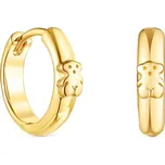 Tous Pozlacené kruhové náušnice Basics 1003912000 + 2 měsíce na vrácení zboží