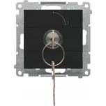 Přepínač na klíč 0-I ČERNÝ MAT Simon55