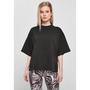 Dámské tričko Dámské tričko Urban Classics Ladies Organic Heavy Tee - černé XS