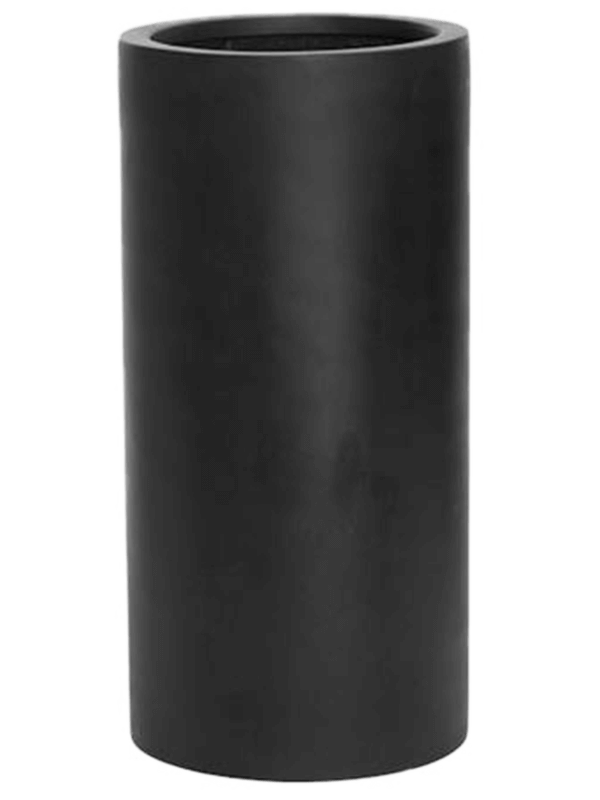 Moderní květináč Fiberstone Klax M Black 30x60cm