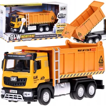 autíčko Stavební auto Jeřáb se zvukem a světlem ZA5011