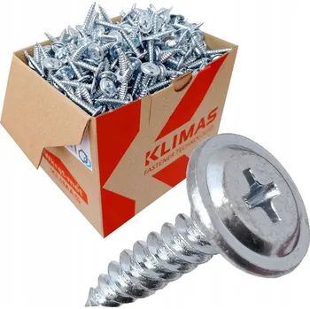 Šroub Šroub se zápustnou hlavou a podložkou WPC 4,2x65 25 Ks