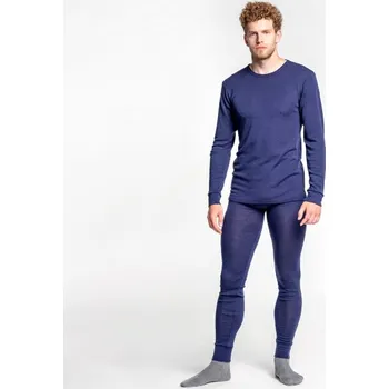 Pánský set ze 100% merino vlny modrá barva 24 SAFA Velikost: L