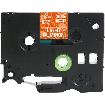 Pásek do tiskárny Páska Specmark pro Brother 12mm x 8m světlá dýně bílý tisk