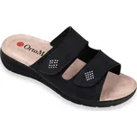 Pantofle zdravotní dámské Relax černé na vysoký nárt - 37