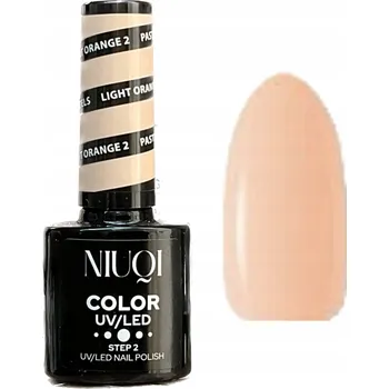 Lak na nehty LNIUQI HYBRIDNÍ LAK UV/LED 5ml světle oranžový 2 oranžová pastel PASTELKY