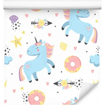 Fototapeta Tapeta pro holčičku SRDÍČKA Pohádka Malé Diamanty