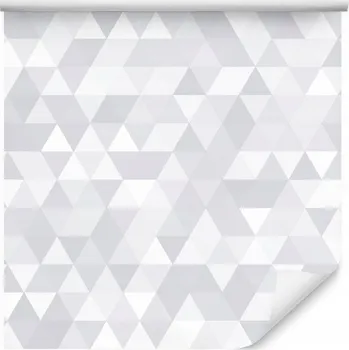 Fototapeta Tapeta Trojúhelníky ABSTRAKCE Geometrický 3D Efekt