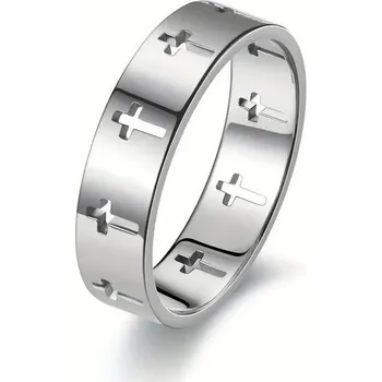 Prsten Prsten kříže (ocelový)