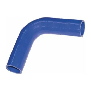 Kouřovod KOLENO SILIKONOVÉ 90° - d=57 mm, L=200 mm, 4 oplety, 4,0 Bar, propoj (-60°/+180°C)