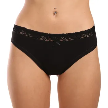 Kalhotky Dámská tanga Lovelygirl černá (8307-black) XL Možnost vrácení zboží ZDARMA do 120 dnů!