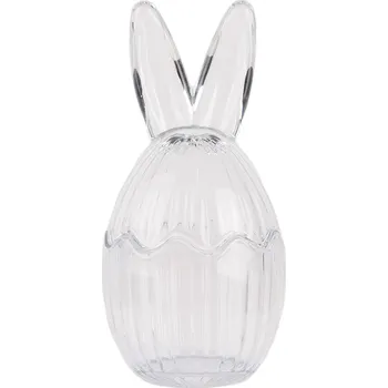 Dóza na potraviny Clayre & Eef - Skleněná dózička RABBIT 6GL4914
