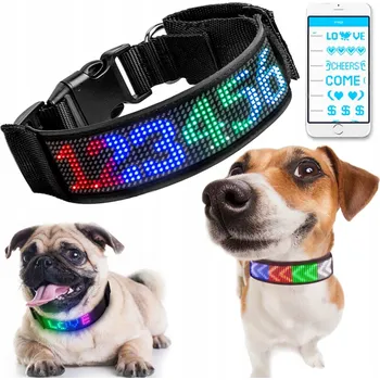 Obojek pro psa Materiálový obojek pro psa Reverse vel. L/XL