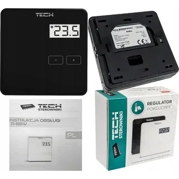 Termostat TECH R-8bw Bezdrátový pokojový termostat CZ 566