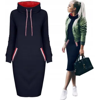 Dámské šaty SNM šaty pro každodenní nošení, midi, univerzální velikost