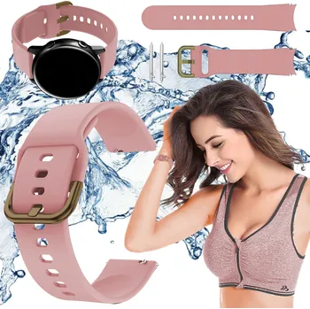 Řemínek na hodinky Řemínek ChronSmarta pro Garmin 18mm, růžový