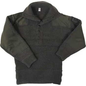 Pánský svetr Armda Rakousk Svetr RAKOUSKÝ ALPIN s knoflíky ZELENÝ použitý ZELENÁ - OLIV 3