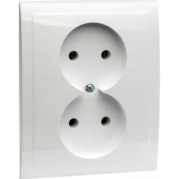 Elektrická zásuvka Bílá nástěnná Elektrická Zásuvka Polmark