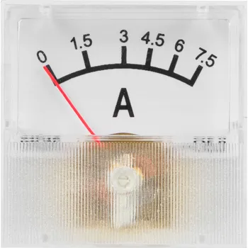 AMPEROMIERZ 7,5 A miniaturní ČTVEREC analogový