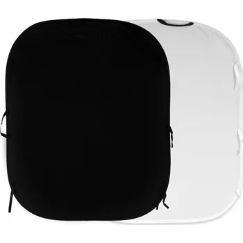 Fotopozadí Pozadí Manfrotto Skládací Oboustranné Černé/Bílé LL LB5921 2,1 m