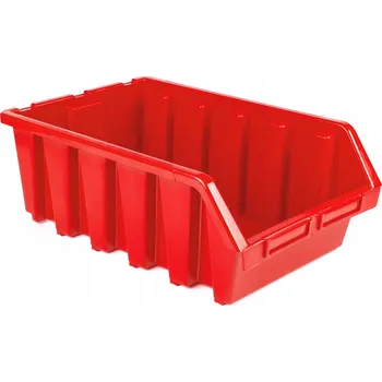 Úložný box 10x Červený úložný box / přepravka / organizér 505x325x190