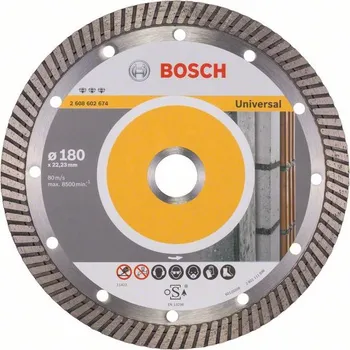 Řezný kotouč Bosch Diamantový řezný kotouč Best for Universal Turbo 180 mm 2608602674