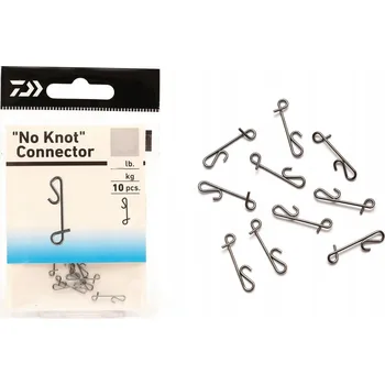 Obratlík s karabinkou Daiwa Knotenlos-Verbinder (balení 10 Ks) Velikost: Malý (S)
