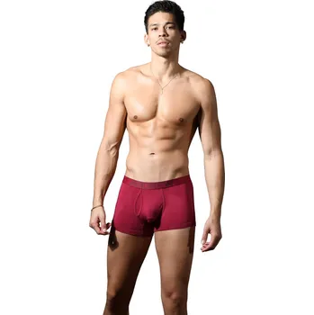 Boxerky Pánské boxerky Andrew Christian červené Bespoke (93523-BUR) S Možnost vrácení zboží ZDARMA do 120 dnů!