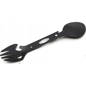 Příbor TURISTICKÁ LŽÍCE VIDLIČKA MULTITOOL OTVÍRÁK NA LAHVE TURISTICKÁ LŽÍCE