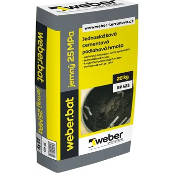 Stavební pojivo Weber Saint-Gobain Weber.bat potěr jemný 25 MPa BP425 25 kg