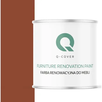 Lak na dřevo Barva barva Q-COVER na dřevo a nábytek béžová RAL8004 polomatná 2,5 l