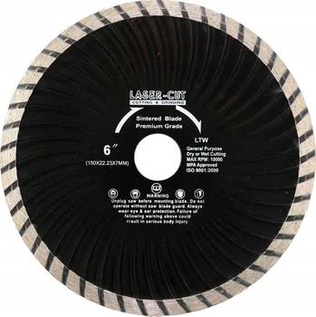 Řezný kotouč LASER-CUT L00128 - Diamantový kotouč celoobvodový 150 x 22,23 x 7mm LTW