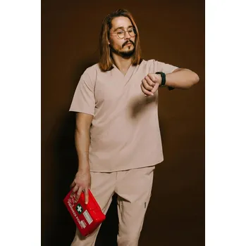 Dámská mikina Béžová lékařská Mikina SpaWear XS