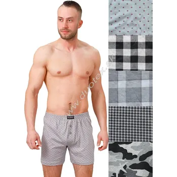 Boxerky Hotberg(M-Max) Pánské boxerky Boxer177-2 Barva: 2-sivá, Velikost: L