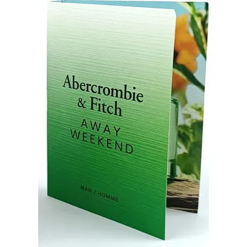 Pánský parfém Abercrombie & Fitch Away Weekend toaletní voda pro muže 2 ml s rozprašovačem, vialka