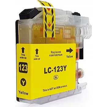 Žlutá inkoustová kazeta King-Tech pro tiskárny Brother