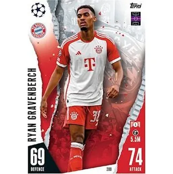 Sběratelská karetní hra Match Attax 2023/24 karta 200 Ryan Gravenberch Topps
