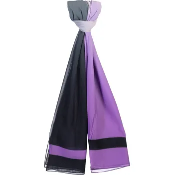 Dámský šátek 90 x 175 cm Two-tone 23-06 fialový