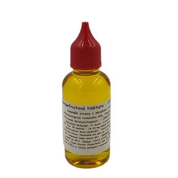 Doplněk stravy STEZA - Grapefruitová tinktura - EXKLUSIV 3x 50 ml. (80% líh a extra velké množství grepu !)