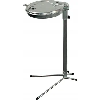 Odpadkový koš Stojan na odpadkový pytel s ocelovým víkem 70-120 l