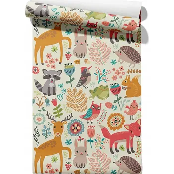 Tapeta Dětská vliesová tapeta Zvířátka, role 50 cm x 6,1 m