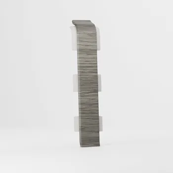 soklová lišta Spojka Salag PVC 24 x 75, délka 1 cm, dub