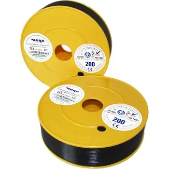 elektrický kabel Ohebný vodič LgY 1žilový 0,12 mm2 200 m černý