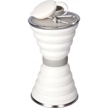 Láhev Turistický hrnek Skládací láhev na vodu SKLÁDACÍ HRNEK PŘENOSNÝ SILIKON