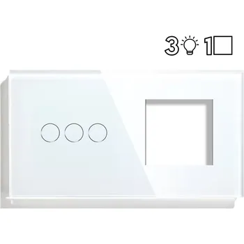 ELumos dvojitý Rámeček bílý