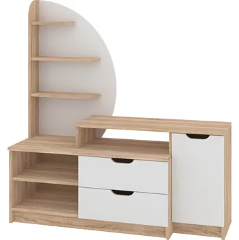 Televizní stolek Max-i Televizní stolek YUBIS Zvolte barvu:: dub sonoma + bílá